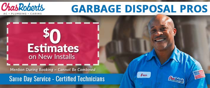 gilbert garbage disposal Chas Roberts Air Conditioning & Plumbing