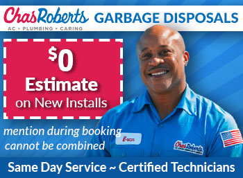 gilbert garbage disposalr Chas Roberts Air Conditioning & Plumbing