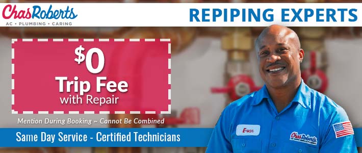 sun city Repiping Chas Roberts Air Conditioning & Plumbing